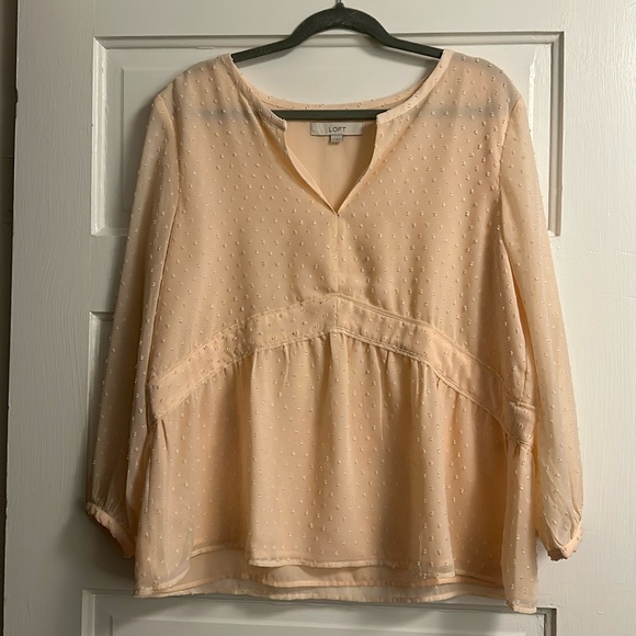 Loft Swiss Dot Blouse - Picture 2 of 6